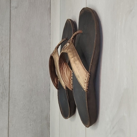 Olukai Womens Haiku Sandals Flip Flop Flats shoes sz 6 - Picture 3 of 13